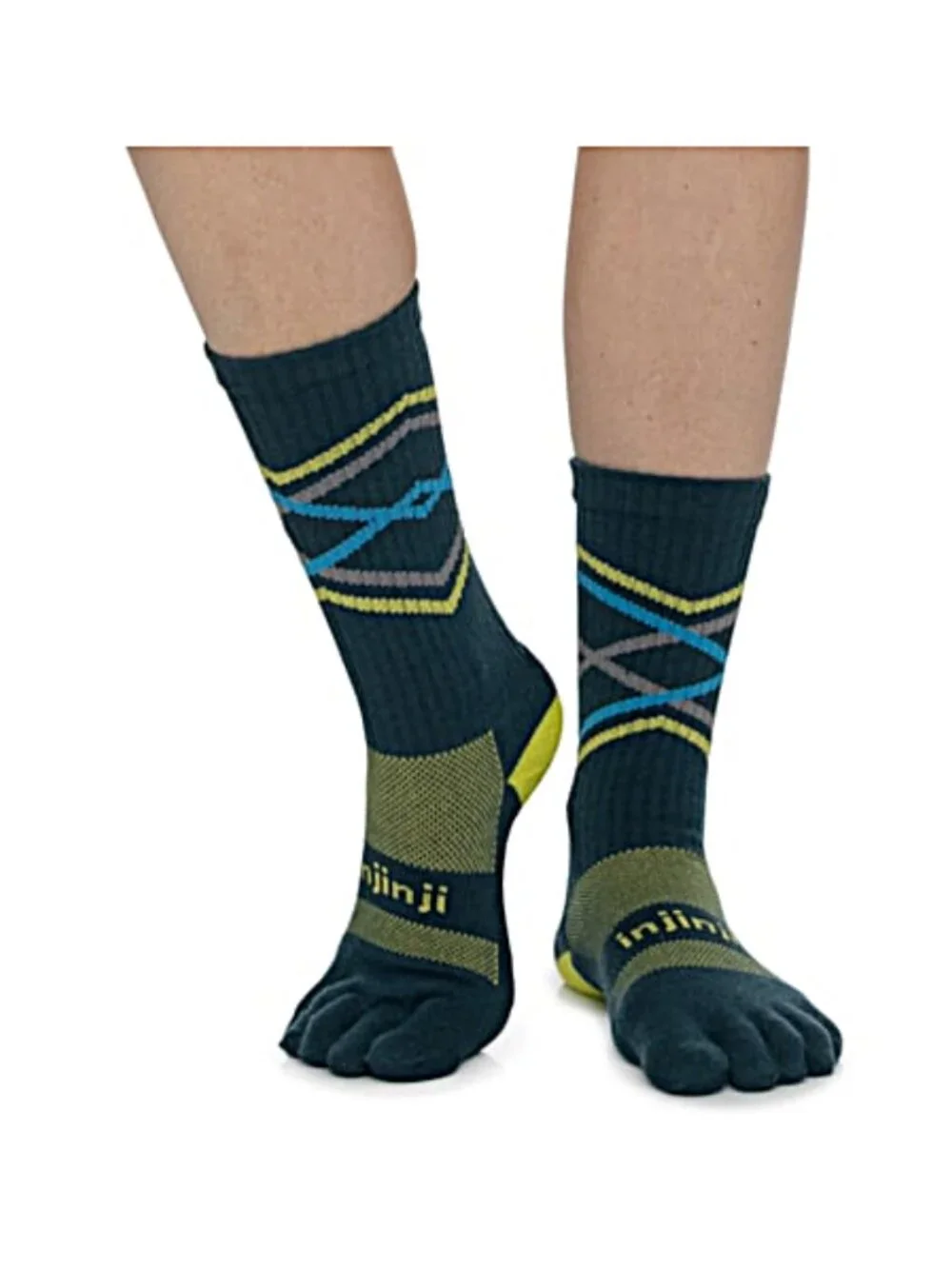 Injinji Trail Midweight Crew Five Toe Socks - Crew (For Women)